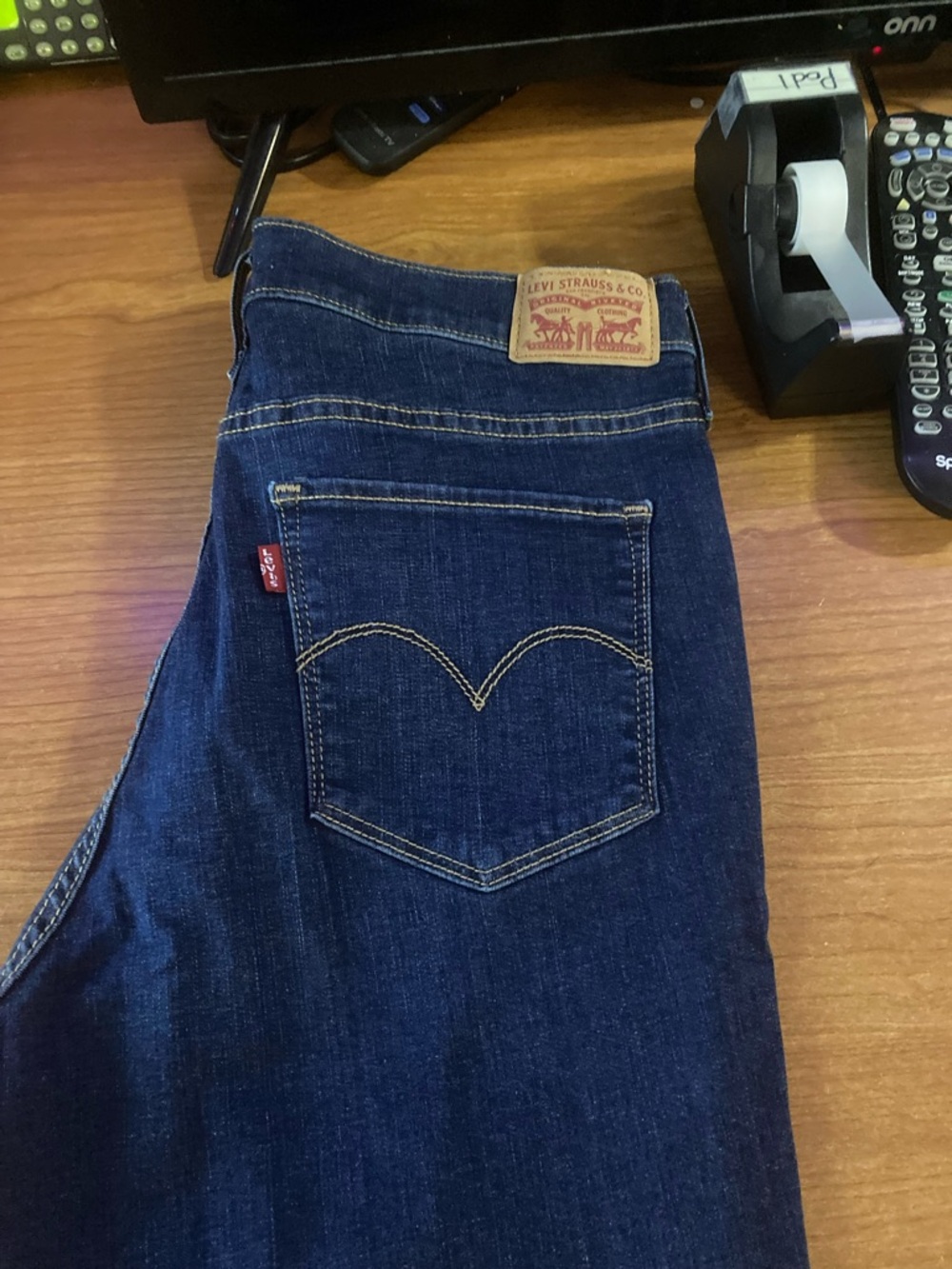 Levi's Women's Indigo Straight Leg Jeans